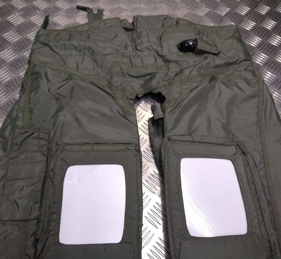 RAF Fighter Pilot Anti G Trousers Full Coverage Beaufort FCAGT Inside
