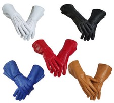 Leather Biker Summer Gloves Black For Unisex Brand New