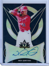 NICK QUINTANA 2019 LEAF VALIANT BASEBALL ON CARD AUTO /25