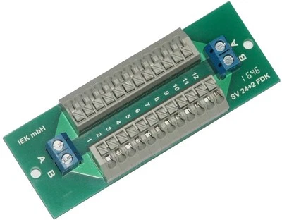 Stromverteiler SV 24+2 FDK, Verteiler mit Federklemmen, Schnellanschlußklemmen
