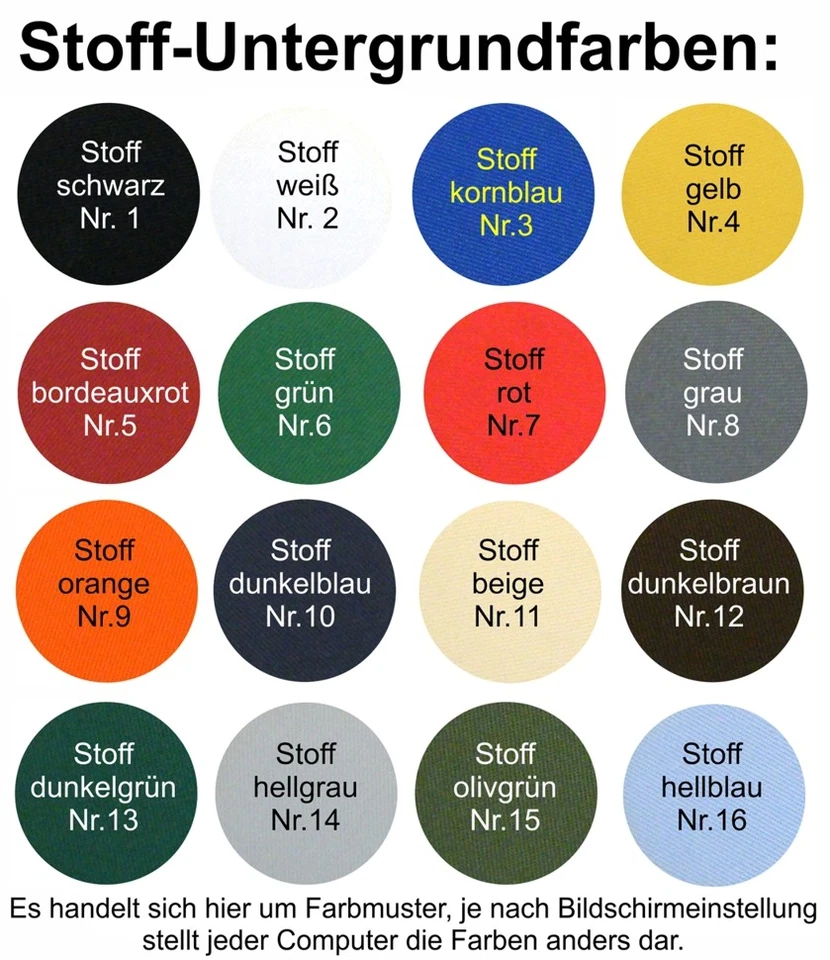 Gestickter Aufnäher Eigener Text Biker Metal Namensband Patch Kutte 10cm Rec - Bild 2 von 4