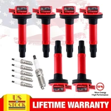 6x Ignition Coil Pack For Ford Edge Explorer F150 Mustang Lincoln Mazda V6 UF553