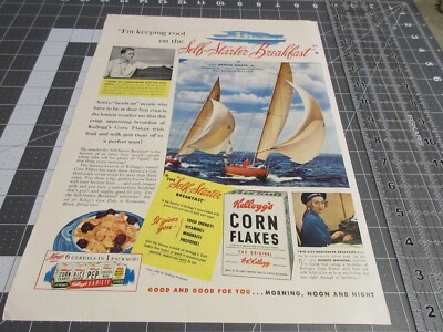 1941 Kellogg's Corn Flakes Arthur Knapp,  Jr. - Vintage Print Ad