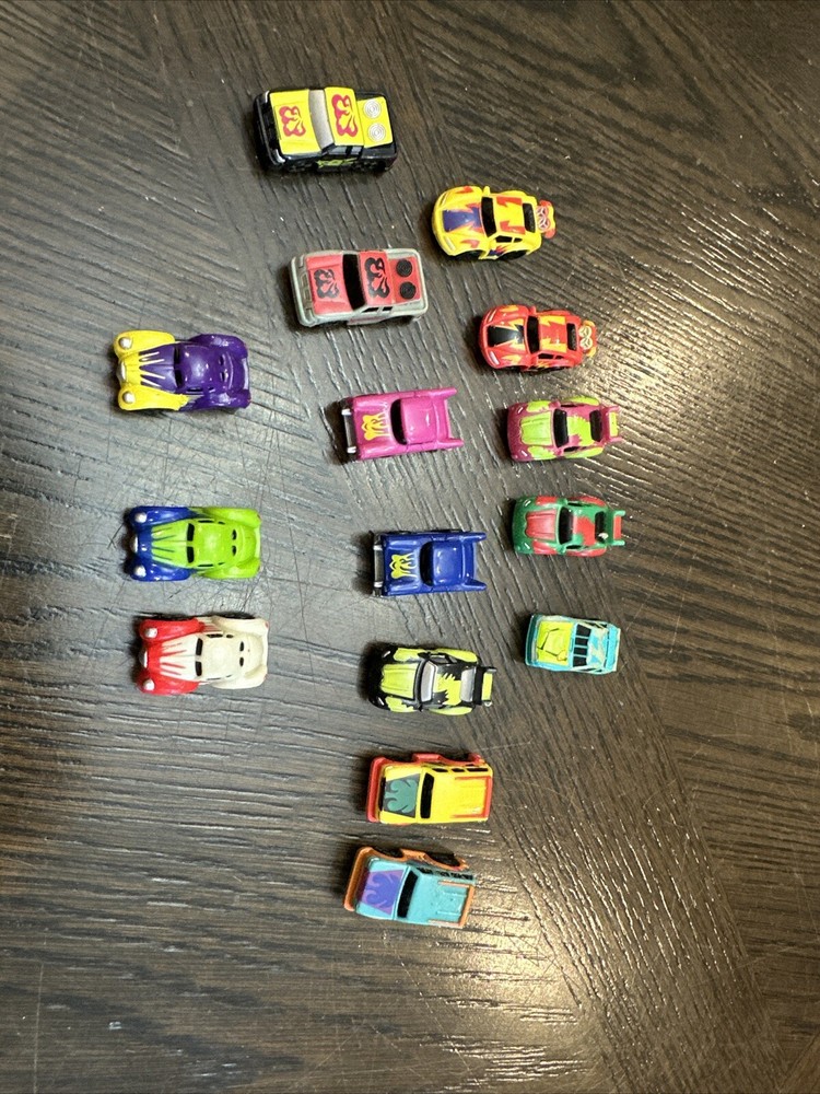 Mini MMTL Micro Random Car Truck Lot Of 15 Pickup Hot Rod Sports Racing
