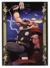 THOR 2007 Marvel Masterpieces Gold Foil Border Parallel #86