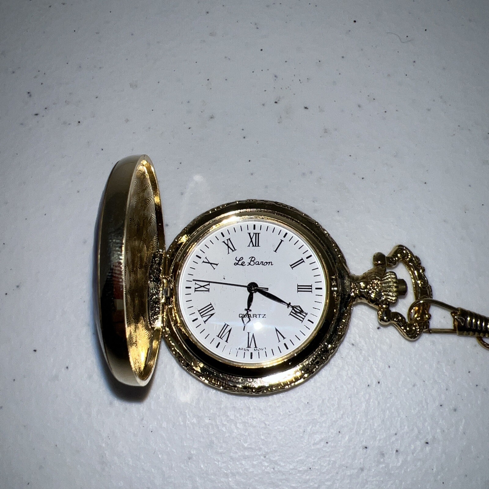 Vintage Le Baron Quartz Pocket Watch eBay