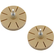 3.5in Rubber Eraser Wheel Remove Car Glue Adhesive Sticker w/Drill Adapter Tool