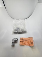 (QTY 5) Parker 3/8 CD-S Street 90 degree Elbow Pipe Fittings