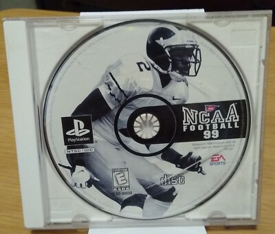 NCAA Football 99 PlayStation 1 Cleaned And Checked Disc Only