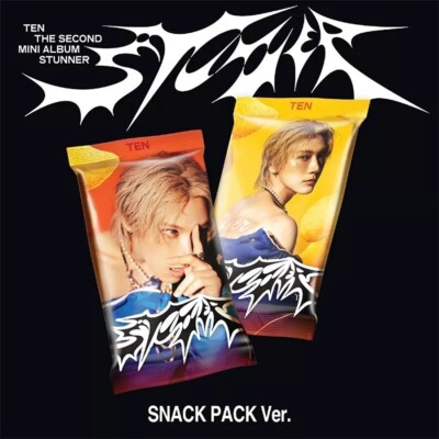 TEN STUNNER 2nd Mini Album SNACK PACK Ver/QR+6ImageKarte+2Foto Karte+Poster+GIFT