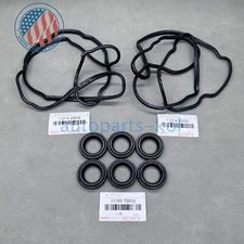 New NEW 6Cyl Valve Cover Gasket + Spark Plug Tube Seal [SET] For Toyota Lexus