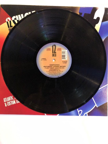Simphonia f Carmen Brown - It Ain't Right (whatcha do) - 12 Inch Vinyl Record - Picture 2 of 3