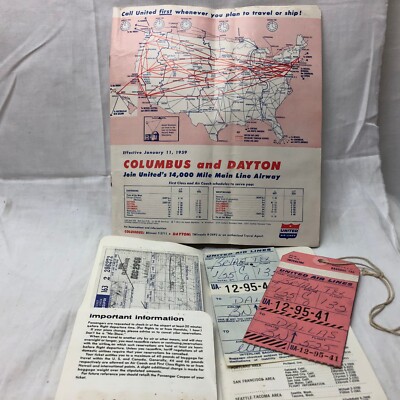 【ビンテージ】1958年 United Airlines Mile Club ビンテージ】1958年 United Airlines Mile Club(Vintage United