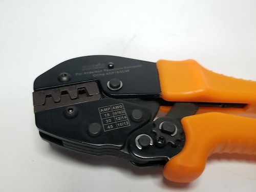 IWISS Ratchet Crimping Pliers Crimper Tool AMP 15/30/45 for Anderson Connectors - Picture 2 of 4
