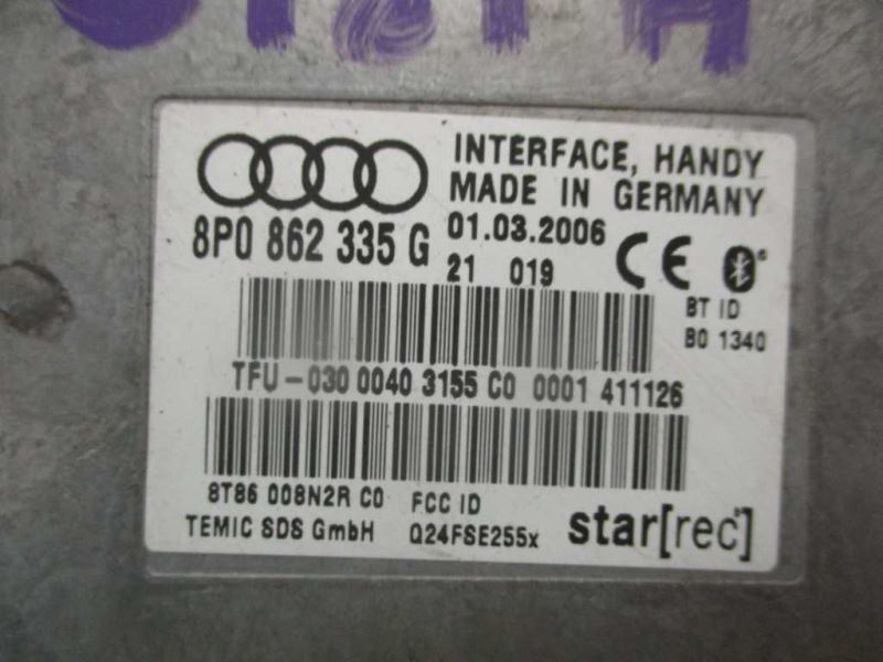 Communication Telemetry Control Fits 13-15 AUDI R8 8P0 862 335 G 8P0862335G