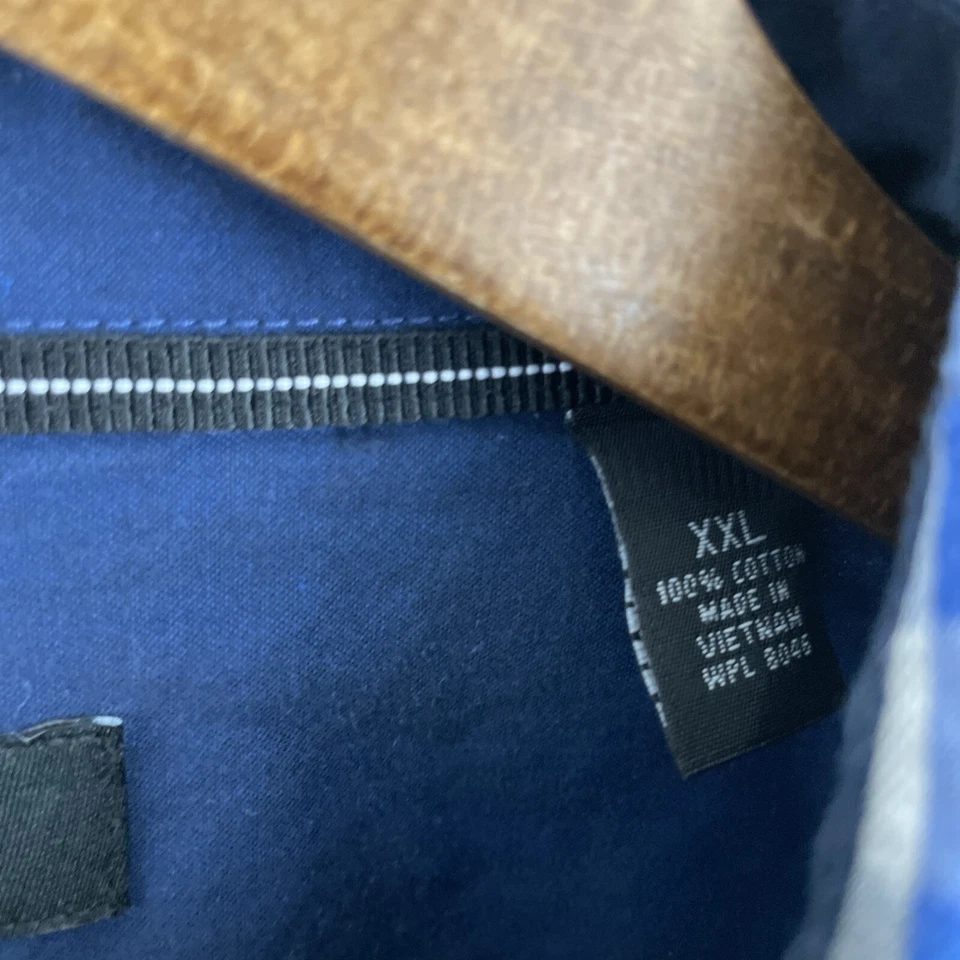 Camisa ALFANI Para Hombre 2XL XXL Multicolor Manga Larga Abotonada 100% Algodón Clásica Foto 4 de 4