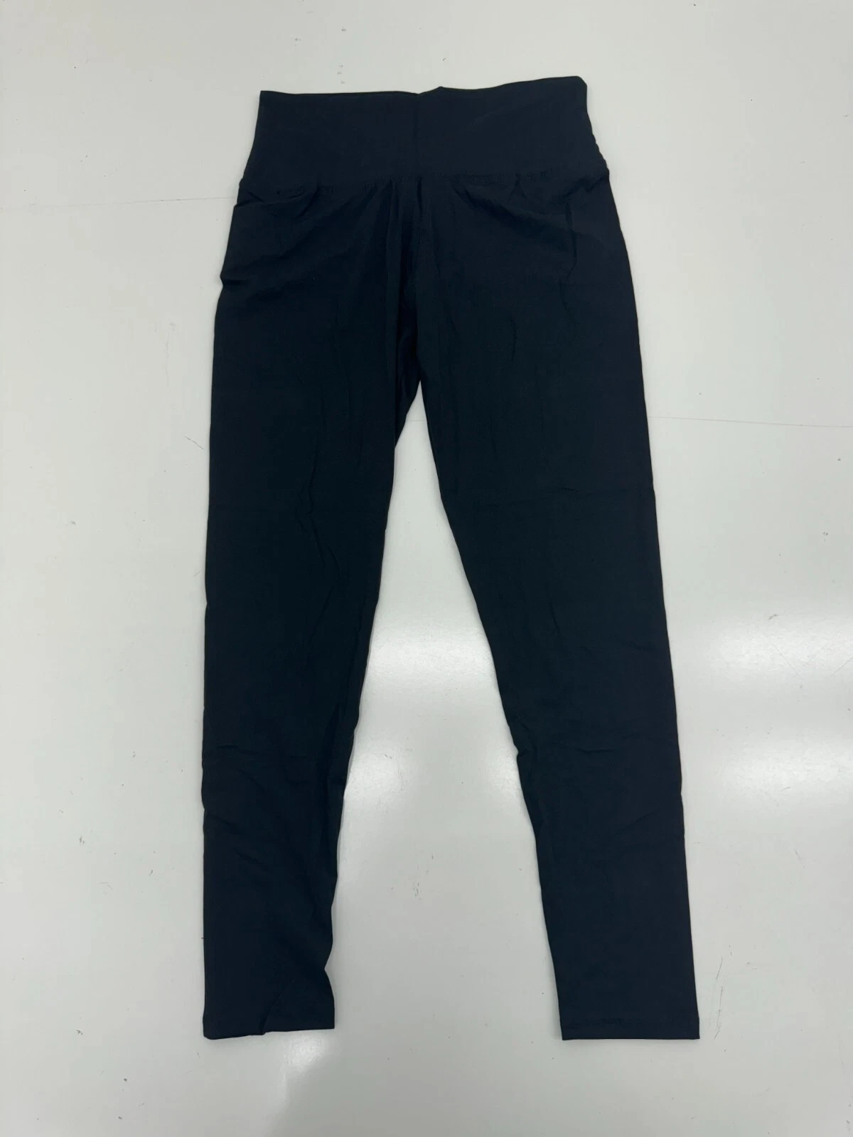 Black Athletic Compression Leggings Womens Size Large XL