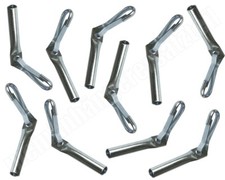 10x Seilendverschluss mit Simplexhaken für 6mm Seil Expanderseil Planen