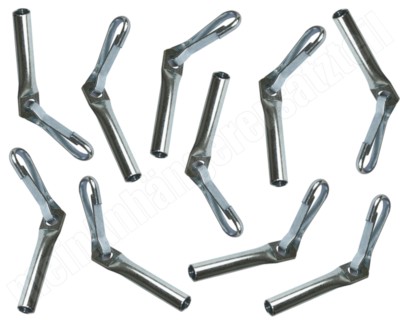 10x Seilendverschluss mit Simplexhaken für 6mm Seil Expanderseil Planen