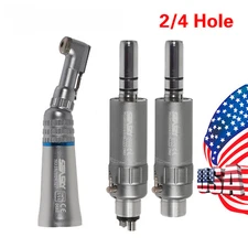 NSK Style Dental Low Speed Handpiece Contra Angle Air Motor 2/4Hole E-type SA