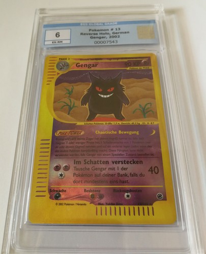 Carta Pokémon 13/165 Gengar Reverse Holo Rara (Spedizione 2002) EGS 6 (PSA BGS) - Foto 4 di 11
