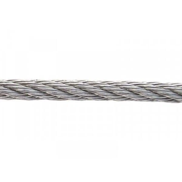 Fune Cavo Corda Acciaio Zincato 72 Fili Diametro 2,3,4,5,6,8mm 10/25mt - Immagine 3 di 4