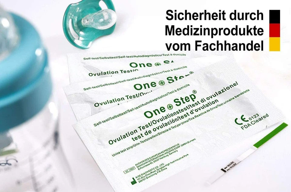 100 x Ovulationstest Streifen 20 miu/ml LH Eisprung ovulation test - Bild 3 von 4