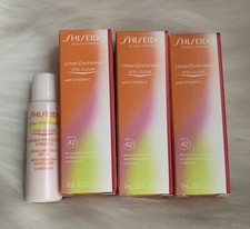 3 x Shiseido Urban Environment Vita-Clear SPF42 Sunscreen With Vitamin C  7ml E