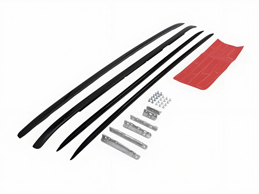 Riel portaequipajes lateral negro para Land Rover Range Rover Sport 2014-2022 equipaje Foto 2 de 4