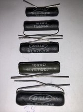 NON-INDUCTIVE DALE NLS WIREWOUND RESISTORS 1820 Ohm 7 Watts 1 New Lot Of 5