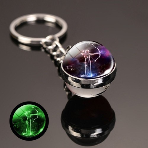 Alloy 12 Constellation Keychain Handbag Hanging Keyring - Picture 12 of 22