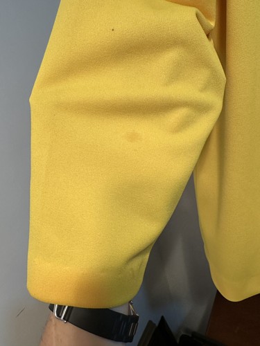 Vintage Montgomery Ward Women’s Yellow Unlined Pockets Blazer Jacket - Picture 9 of 9