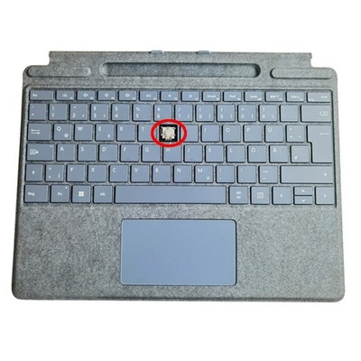 MICROSOFT SURFACE PRO Signature Keyboard Eisblau Aussteller TASTE Z FEHLT #21