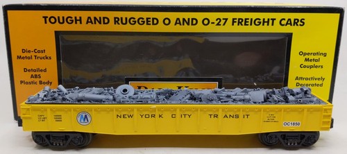 MTH 30-7255 Spur O MTA Gondelwagen mit Schrottladung LN/Box