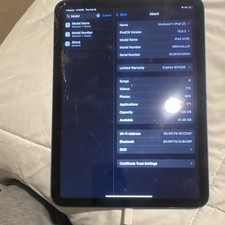 Apple iPad A16 128GB Blue Tablet, iPadOS, Bluetooth, Wi-Fi