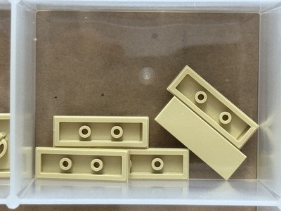 LEGO Parts - Tan Tile 1 x 3 - No 63864 - QTY 5