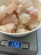 Natural Himalayan Salt Chunks: 1.94 Lbs - 45 Pieces, Pink Sea Salt Rock Crystals