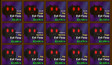 15pcs EVIL FEEP PACKAGE DEAL  Catch and tame