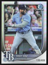 2025 Bowman Chrome Refractor 135/499 Yandy Diaz #43 TS7