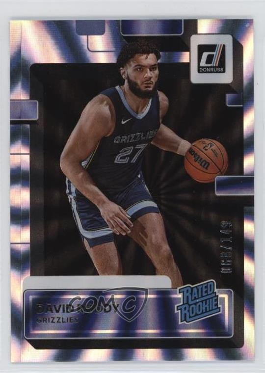 2022-23 Panini Donruss Rated Rookie Holo Laser 68/149 David Roddy #223 z7j