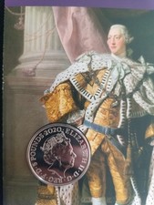 2020 King George III 200th Anniversary £5 Pound Coin Uncirculated Ultra Rare