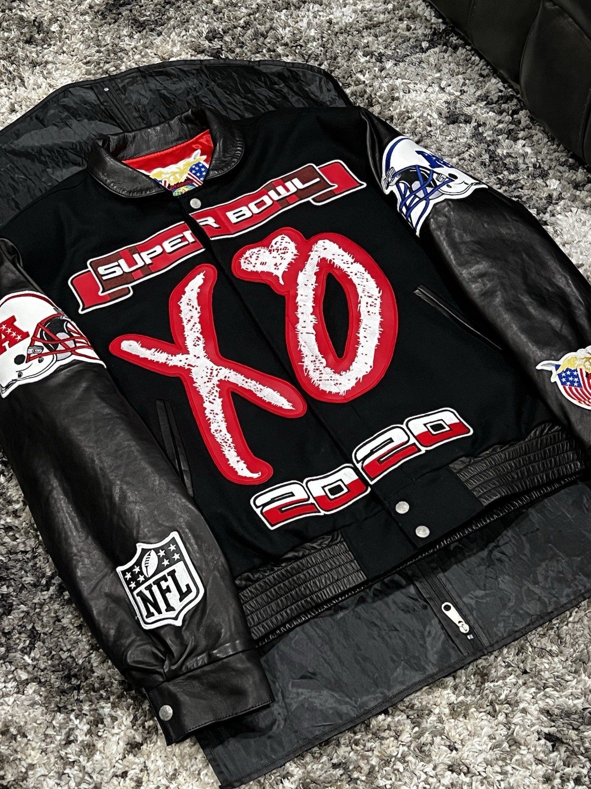 Limited Edition The Weeknd Super Bowl LV Jeff Hamilton Jacket image 2