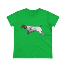 German Shorthaired Pointer 'On Point' Women's Midweight Cotton Tee