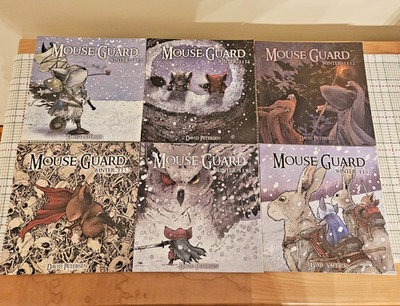 Mouse Guard 1st PRINT 1 2 3 4 5 6 Complete Winter II52 Set David Petersen 1-6