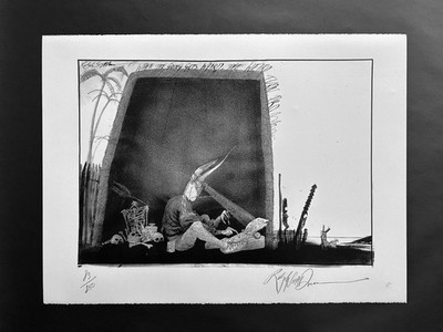 Ralph Steadman - Hunter S. Thompson ''City of Refuge''  Lt Ed SIGNED  #83 of 250