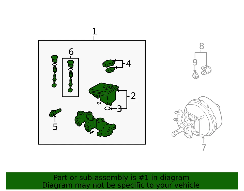 Cilindro maestro GM 19209210 genuino Foto 2 de 2