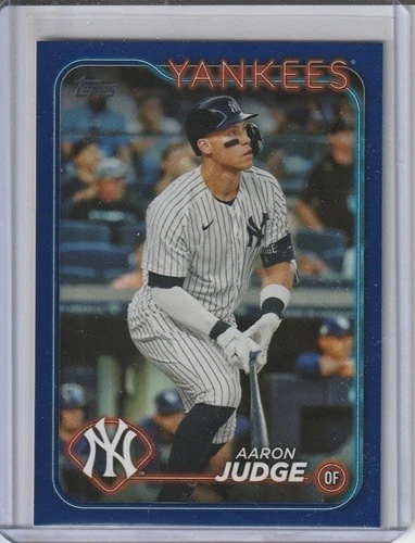 2024 TOPPS AARON JUDGE ROYAL BLUE PARALLEL BASEBALL CARD #99