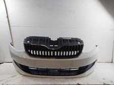 Front Bumper  Skoda Fabia  MK3 (NJ) 2014 TO 2022 5 DOOR HATCHBACK WHITE 