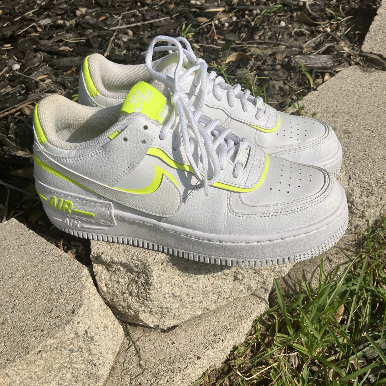 Nike Wmns Air Force 1 Shadow ‘Volt’ CI0919 104 Size 9.5