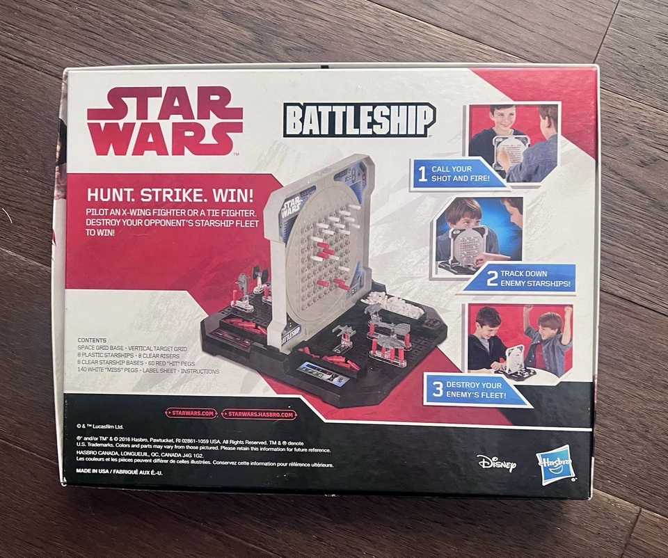 Tablero de juego Hasbro Disney Battleship Star Wars - B2358079 Foto 2 de 4